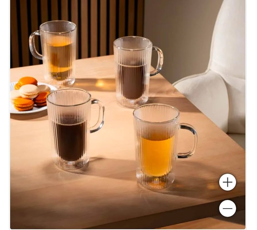 Amazon.com: DOURO Double Wall Mug by Bodum, 13.5oz, 4-piece